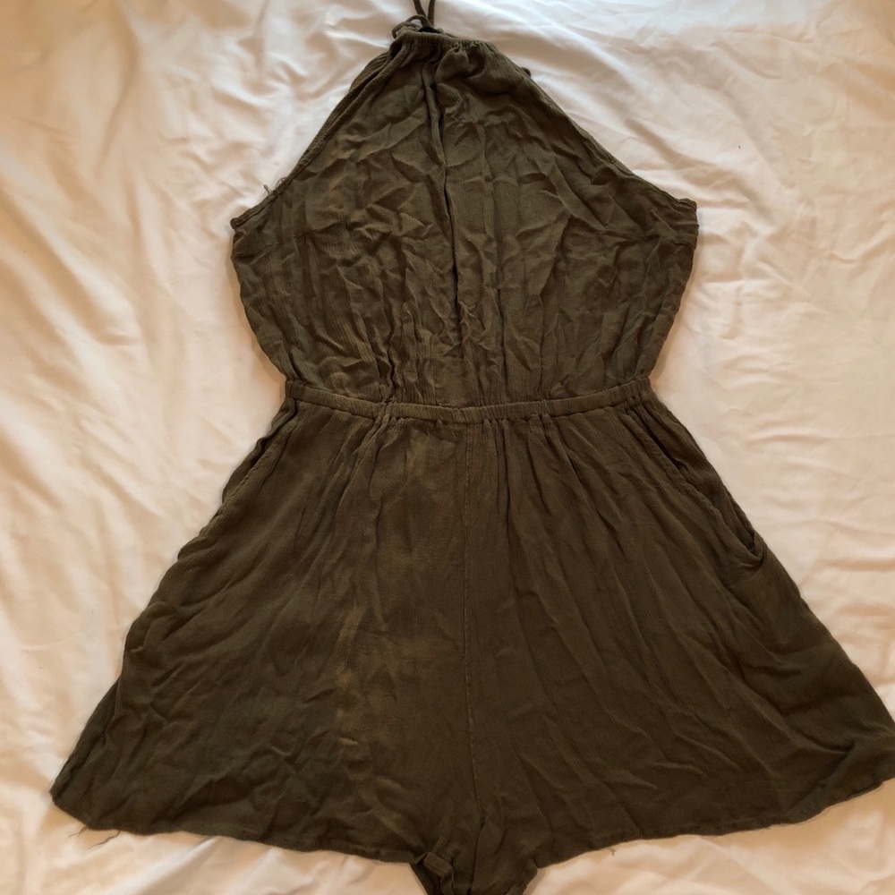 Khaki Romper